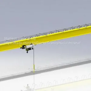 Low Headroom Single Girder Overhead Crane With Electric Hoist thumbnail-4