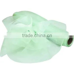 28CM * 25MTR Length Organza Roll Fabric Wedding Party Decor Chair Bows Table Runner Sash thumbnail-3