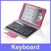 Leather Case With ABS Bluetooth Keyboard for IPad Mini KB04 thumbnail-1