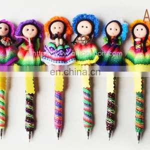 Cheap Aguayo Handmade Woven Pens Pencils With Doll thumbnail-1