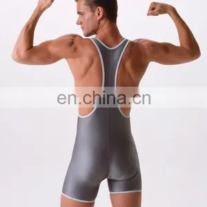 Custom Sublimation Wrestling Singlet for Men thumbnail-4