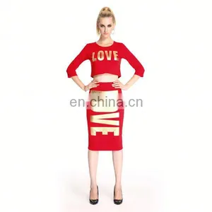 Autumn Style Long Length Cool Hot Two Pieces Woman Set Clothes thumbnail-2