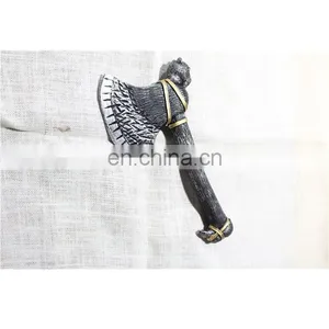 Top Selling Event Supplies Prop PU Axe With Timber Handle and Gold String for Halloween, Carnival, Dress up and Party thumbnail-1