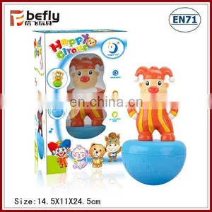 Baby Plastic Roly Poly Toy (Happy Circus) thumbnail-1