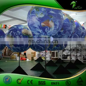 LED Inflatable Earth Globe, Event Sphere, Decoration Inflatable Tripod Standing Balloon thumbnail-2
