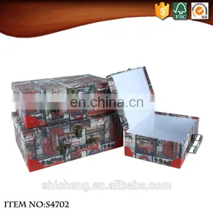 Charming Landscape Pattern Retro Style Suitcase Box thumbnail-3