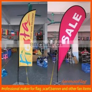 Feather Beach Flag With Iron Spike for Sale thumbnail-1