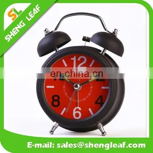 Metal Bell Ring the Alarm Clock Watch the Clock Creative Cartoon Clock thumbnail-5