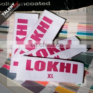 Custom Private Brand Casual Fashion Garment Woven Label thumbnail-5