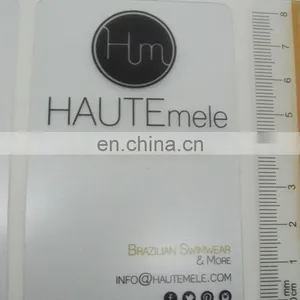 Custom PVC Garment Business Card Hang Tags Label thumbnail-4