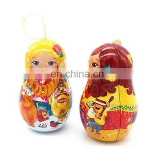 High Quality Nesting Tin Doll / Gift Tin for Packaging thumbnail-2