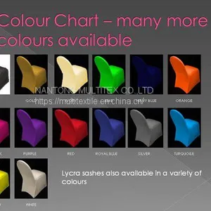 Spandex Fabric Lycra Chair Cover thumbnail-1