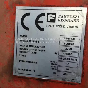 Used FANTUZZI CS45KM Reachstacker thumbnail-4