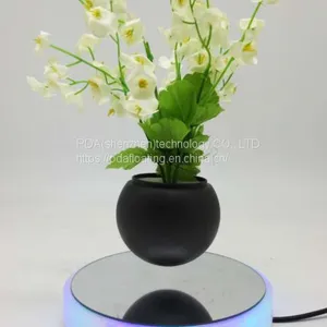 Led Light Magnetic Floating Levitating Air Bonsai Plant Potted thumbnail-2