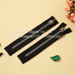 #3 #4 #5 #8 #10 Metal Brass Zipper With Y Teeth Close End thumbnail-1