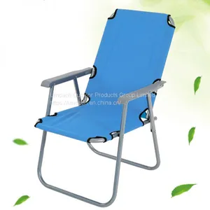 Portable Folding Beach Chair Sun Lounge Chair Spring Folding Chair Lightweight Folding Chair thumbnail-1