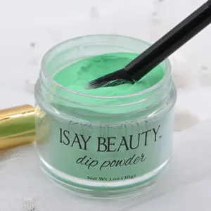 2019 New Nail Artistry Nail Glitter Powder Acrylic Powder System Private Label Nail Dipping Powder thumbnail-1