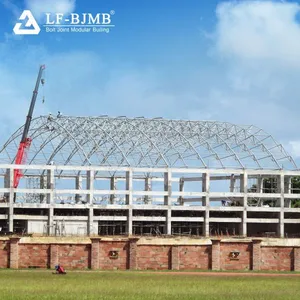 New Design Space Frame Structure Roofing Building Galvanized Steel Swimming Pool Roof Cover thumbnail-4