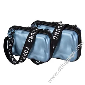 Large Capacity Hard Shell Carrying Case Small Luggage Cosmetic Case for Brush thumbnail-3