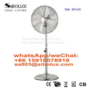 Sibolux 18 Inch Electric Metal Vintage Standing Fan 18inch Retro Stand Fan thumbnail-2