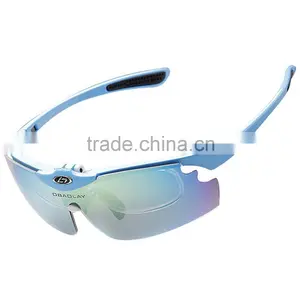 Polarized Anti-UV Cycling Glasses Sports Sunglasses 5 Exchangeable Lenses thumbnail-4