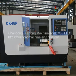 CK46P High Speed High Precision Automatic CNC Slant Bed Linear Rail Lathe Machine thumbnail-2