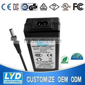 China Supplier Wholesale Desktop 12V 5A 6A 7A 8A AC Adapter for Various Use thumbnail-4