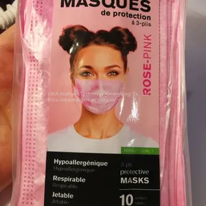 Multiple Colors Protective Face Mask Effective Resistance to Droplets thumbnail-2