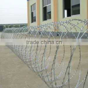 Galvanizedd Concertina Razor Wire thumbnail-1