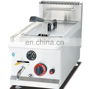 Stainless Steel Gas Fryer With Cabinet(1/3 Grooved)(CE Cerificate) thumbnail-2