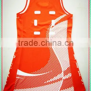 2016 Custom Digital Printed Netball Jersey thumbnail-2