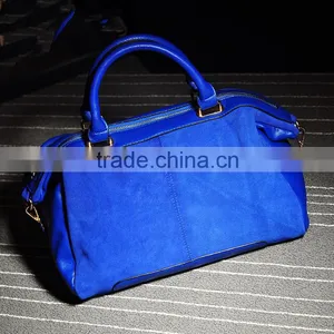 C89279A Factory Wholesale Women Handbags New Fashion Women Suede Bag thumbnail-1
