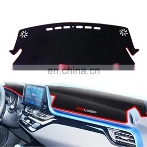 Multifunctional Auto Accessories Left RIght Hand Leather Car Dashboard Mat Cover Carpet for Toyota CHR 2017 2018 2019 2020 thumbnail-1