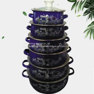 Enamel Tableware 6pcs Vitreous Enamel Pot thumbnail-3
