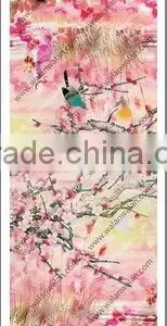 Digital Print Custom Design Long Pure Silk Scarf thumbnail-2