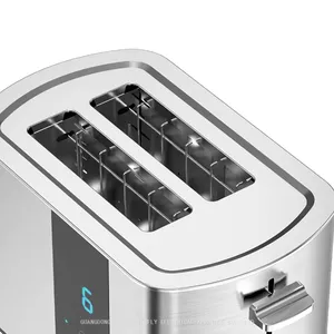 Tenfly Stainless Steel Toaster Factory Custom, Home Use 2 Slices Bread Toaster, Touch Screen Breakfast Sandwich Maker thumbnail-4