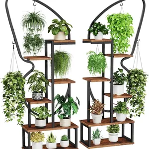 Flower Frame Indoor Living Room Creative Simple Flower Shelf Indoor Balcony thumbnail-2
