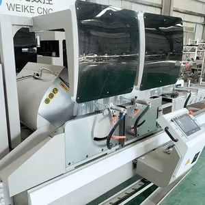 WEIKE CNC High Precision Double Head Cutting Machine 45 Degree/90 Degree CNC Cutting Saw for Aluminum Profile thumbnail-2