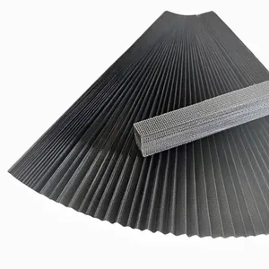 Industrial PET Plisse Anti Dust Filter Mesh, 100g/m2, 0.3mm Wire Diameter, 60% Porosity, Factory Direct thumbnail-5