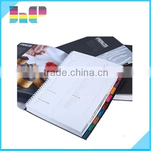 Cheap High Quality a4 Hardcover Embossed Table Cook Book Printing thumbnail-3