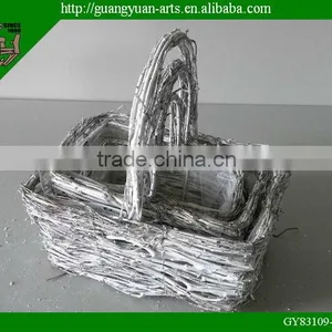 Decorative Baskets Natural Wicker Baskets for Home Decoration thumbnail-1