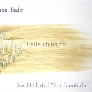 2015 Qingdao 220g Remy Clip in Hair Extension thumbnail-6