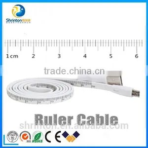 2015 New Design Micro Usb Data Charging Cable With Ruler Function thumbnail-1