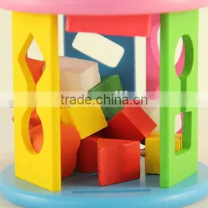 Intelligence Shape Wheel Wooden Block Toy thumbnail-1