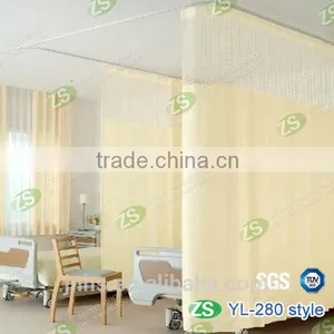 Fire Retardant Yarn Dyed Antibacterial Hospital Medical Office Bed Partition Curtain thumbnail-4