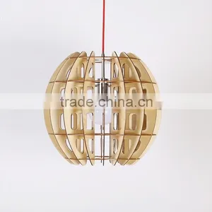 LED Pendant Light JK-8005B-35 LED Light Wood Hanging Pendant Lighting thumbnail-5