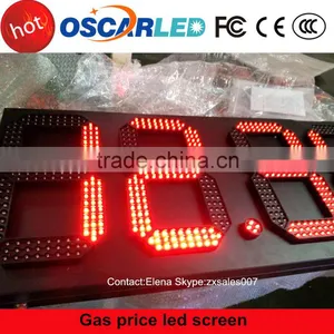 Single Color P10 Outdoor Led Advertising Screen/ Gas Led Gas Price Sign With High Quality thumbnail-2