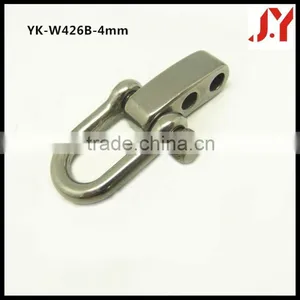 Dgjinyu Popular Stainless Steel 4mm Shackle, Paracord Bracelet Shackle With Clevis Pin thumbnail-2