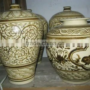 Chinese Antique Ceramic Jar thumbnail-1