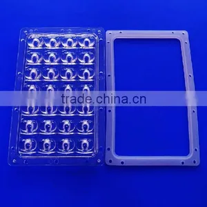 28W Optical pc Module Rectangle Pmma Led Street Light Lens thumbnail-1